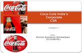 Coca cola india’s corporate