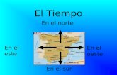 El tiempo - the weather in Spanish