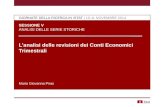 M. G. Piras - L’analisi delle revisioni dei Conti Economici Trimestrali