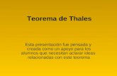 Teorema de thales nuevo