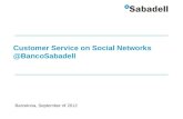 Customer Service - Banco Sabadell