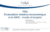Rencontres HAS 2011 - Évaluation médico-économique à la HAS : mode d'emploi