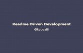 Readme driven development