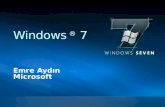 Windows7 Kurumsal Özelikler
