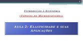 Aula2 - elasticidade - Introdução à economia - ufabc - prof guilherme lima