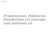 Kurzpräsentation Politnetz, CVP Zug