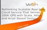 Vpon @ COSCUP 2014, Rethinking scalable real-time cloud service that serves 100k QPS with Scala, Akka, and Actor based design