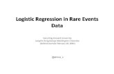 logistic regression in rare events data