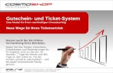 Ticketing & Gutschein Shopsystem Speziallösung