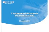 Rapporto Economia 2013 della provincia di Forlì-Cesena