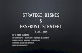 Strategi bisnis dan eksekusi strategi bisnis by I Gede Auditta