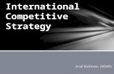 Bisnal meeting 9 international competitive strategy