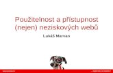 Lukáš Marvan: Použitelnost a přístupnost (nejen) neziskových webů