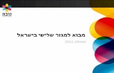 מבוא למגזר שלישי בישראל - עמותת נובה