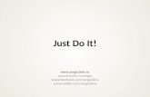 Just Do It (Prezentare NetCamp 2011)