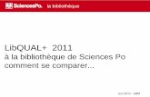 Libqual+ à Sciences Po juin 2012