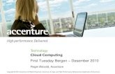 Cloud computing, Roger Østvold, Accenture @ First Tuesday Bergen