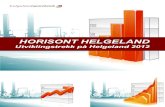 Horisont Helgeland - Utviklingstrekk på Helgeland 2012