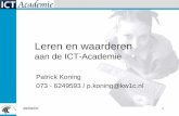 Leren en Waarderen aan de ICT-Academie