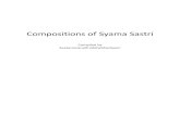 Compositions of syama Sastri Telugu pdf with bookmarks