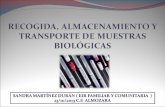 (2013-10-23) RECOGIDA, CONSERVACIÓN Y TRANSPORTE DE MUESTRAS BIOLÓGICAS (PPT)