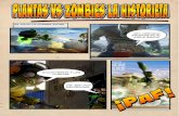 Historieta de plantas vs  zombies