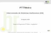 Interconexão de Sistemas Autônomos (AS) - PTTMetro