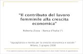 Roberta Zizza - Occupazione Femminile