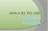 Surah baqara 81 to 100