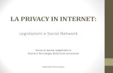 La Privacy in Internet: legislazioni e Social Network