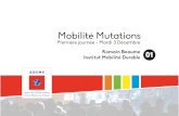 Mobilités Mutations - Jour 1 - Institut pour la Mobilité Durable