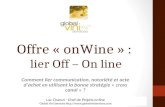 Offre OnWine - Global Vini Services