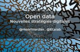 L'open data, levier stratégique