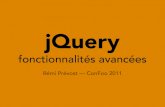 jQuery — fonctionnalités avancées