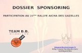 Dossier Sponsor Rallye des Gazelles