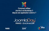 Utiliser Joomla 3 et Bootstrap 3 depuis une application externe