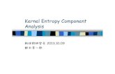 Kernel entropy component analysis