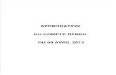 Clermont (Oise) : compte-rendu du conseil municipal du 09 avril 2013