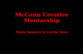 McCann Creative Mentorship - Entran