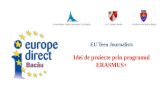 Idei de proiecte prin programul ERASMUS+ la follow-up event EU Teen journalists