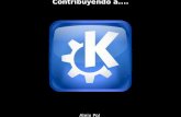 Contribuyendo a KDE