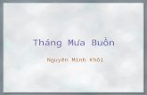 Tháng Mưa Buồn - Nguyên Minh Khôi