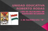 EX ALCALDES DE AZOGUES - ECUADOR