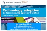 Technology adoption: de leeromgeving opnieuw bekeken - Jeroen ten Haaf - OWD14