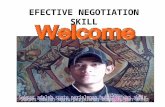 Efective Negotiation Skill