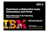 Experience collaborative tools, Connections and Portal (IBM Lotus)
