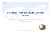 Building Trust on Multi-Cultural Teams