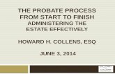 NBI 2014 Probate Process from Start to Finish - Administering the Estate Effectively