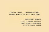 Conductores, interruptores yconectores de electricidad