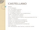 CASTELLANO: SINTAGMAS Y COMPLEMENTOS VERBALES